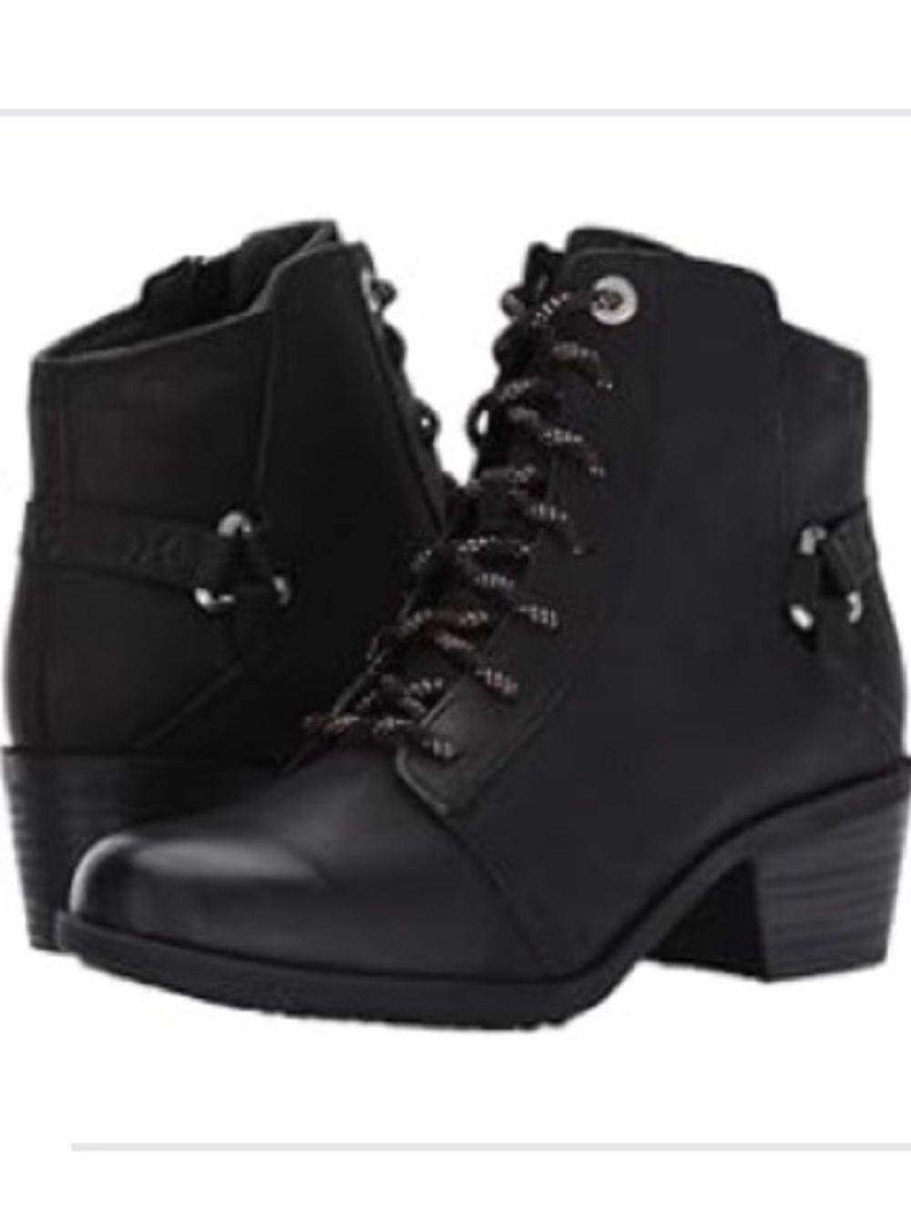 Teva Foxy Lace Black Lace-Up Ankle Booties Boots 7.5